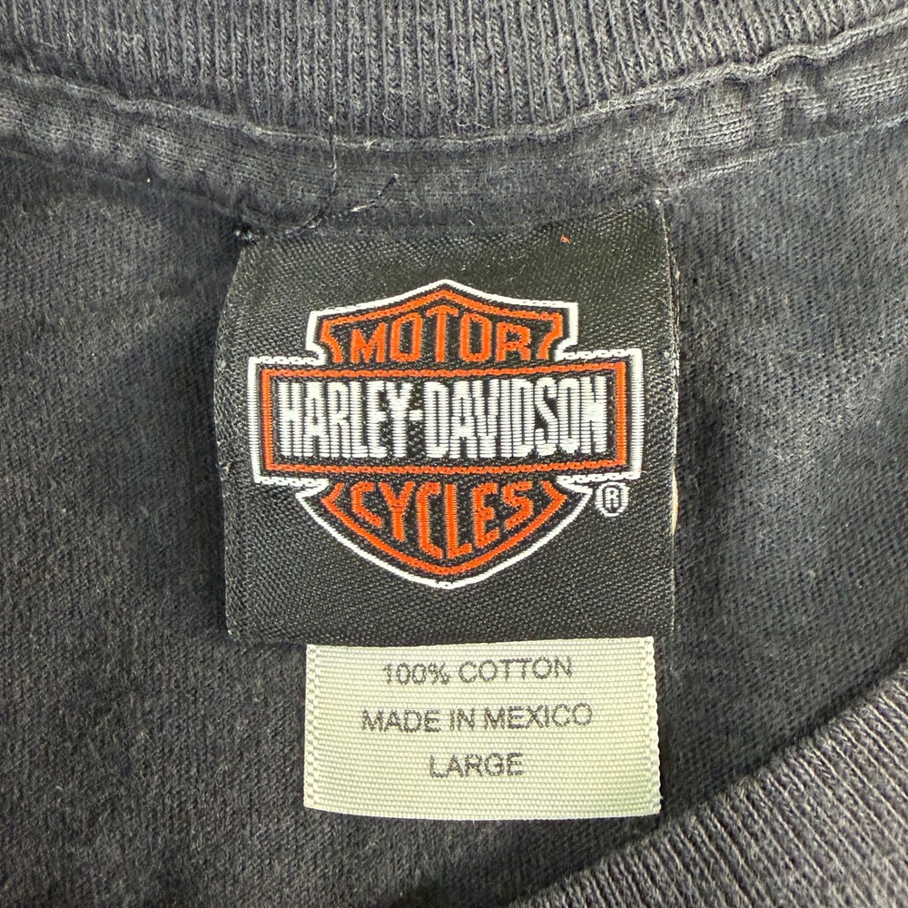 Harley-Davidson Big Sky Montana Graphic T-Shirt Black Mens Large Cotton - Picture 3 of 5